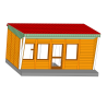 DDR Bungalow Typ B22 W - Holz Verkleidung - TT