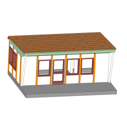 DDR Bungalow Typ B26 K - Standardwand - TT