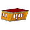 DDR Bungalow Typ B26 Weißwasser - Holz-Wandverkleidung - TT
