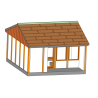 DDR Bungalow Typ B28 P - Standardwand - TT