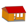 DDR Bungalow Typ B28 P - Holz-Wandverkleidung - TT