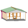 DDR Bungalow Typ B28 R - Standardwand - TT