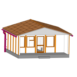 DDR Bungalow Typ B28 R - Standardwand - TT