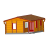 DDR Bungalow Typ B55 - Holz Verkleidung - TT
