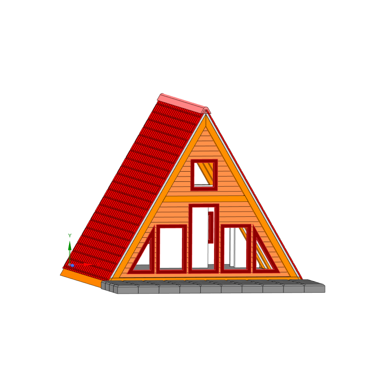 DDR Bungalow Typ A III - Holz Verkleidung - TT DDR Bungalow Typ A III - Holz Verkleidung - TT