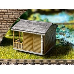 DDR Gartenlaube Typ GL10 - Holz-Wandverkleidung - H0